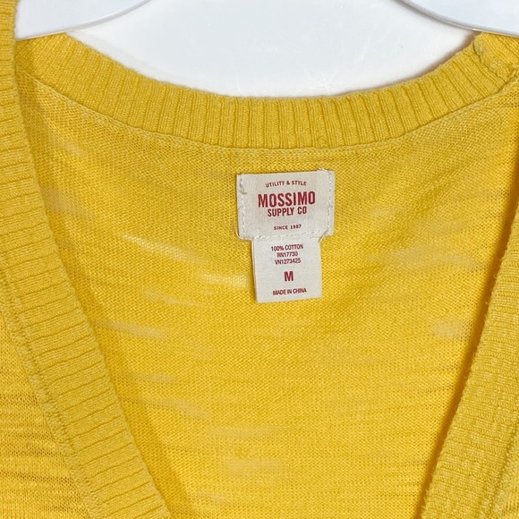 Mossimo Yellow Mini Cardigan Sweater - Picture 3 of 4